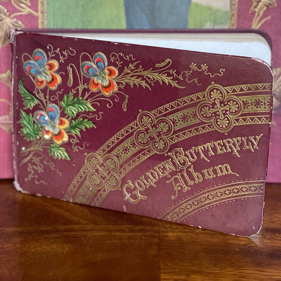 Circa 1880-90’s Victorian Era Autograph Book of JOHANNA BOEHM 🥰 w/Original Art - Picture 2 of 10